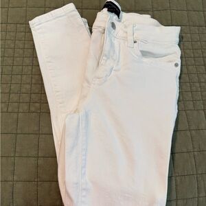 Banana Republic Cream Skinny Fit Jeans